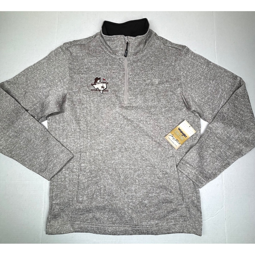 Wrangler George Strait‎ Collection Mens 1/4 Zip Pullover Small Bob Tallman NWT